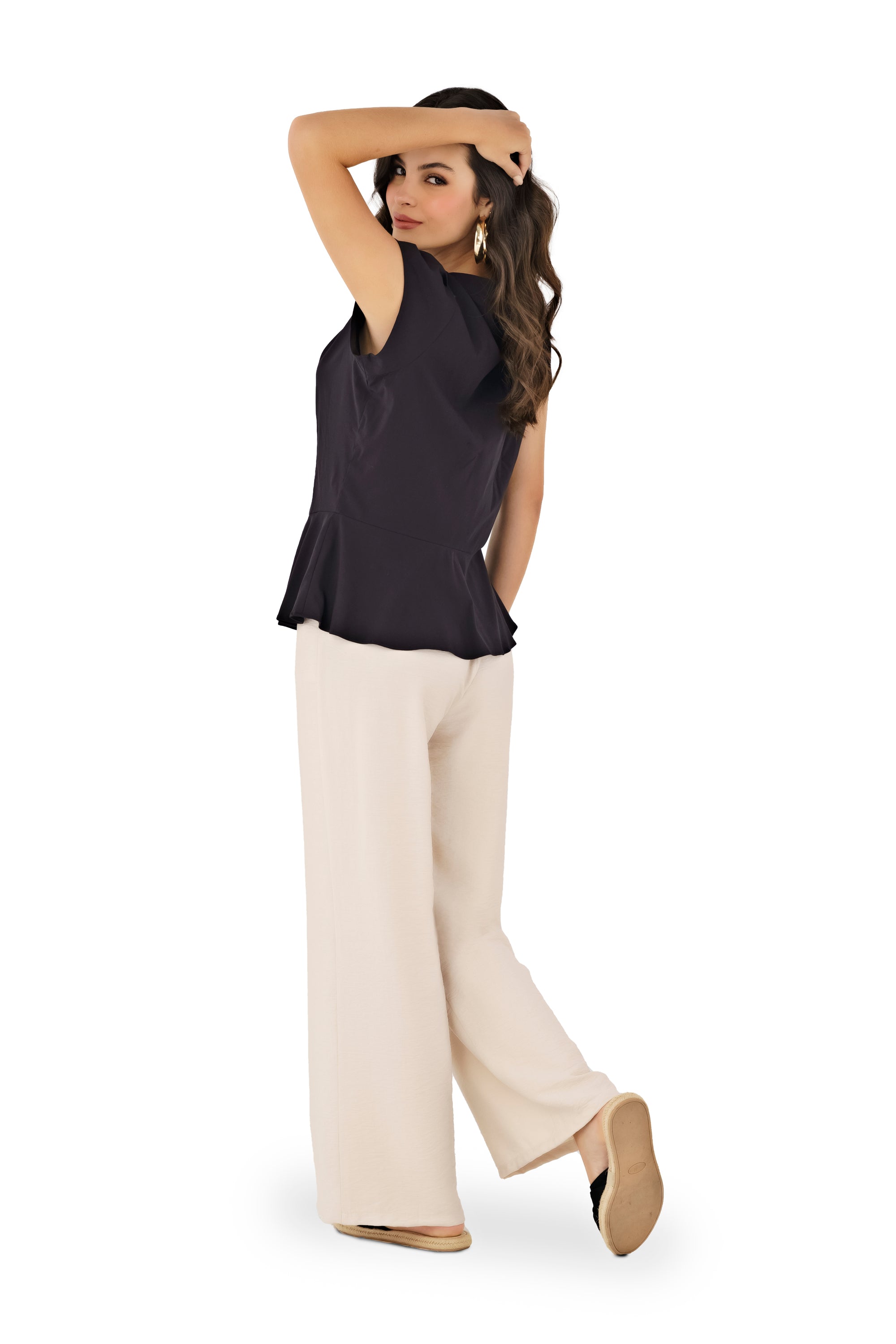 Blusa Femenina Elegante con Botones Frontales
