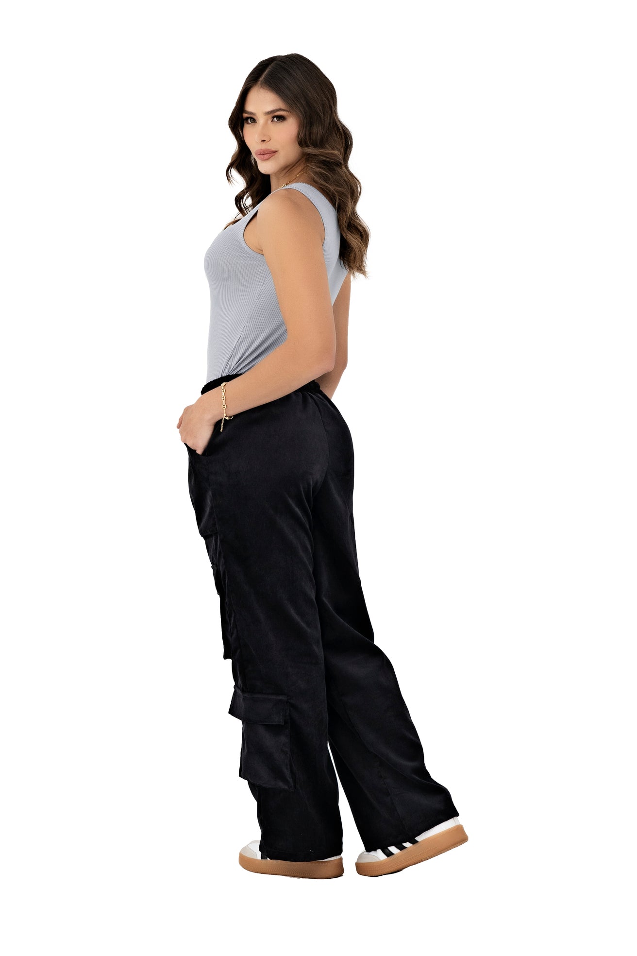 BLUSA EN POLIESTER STRECH