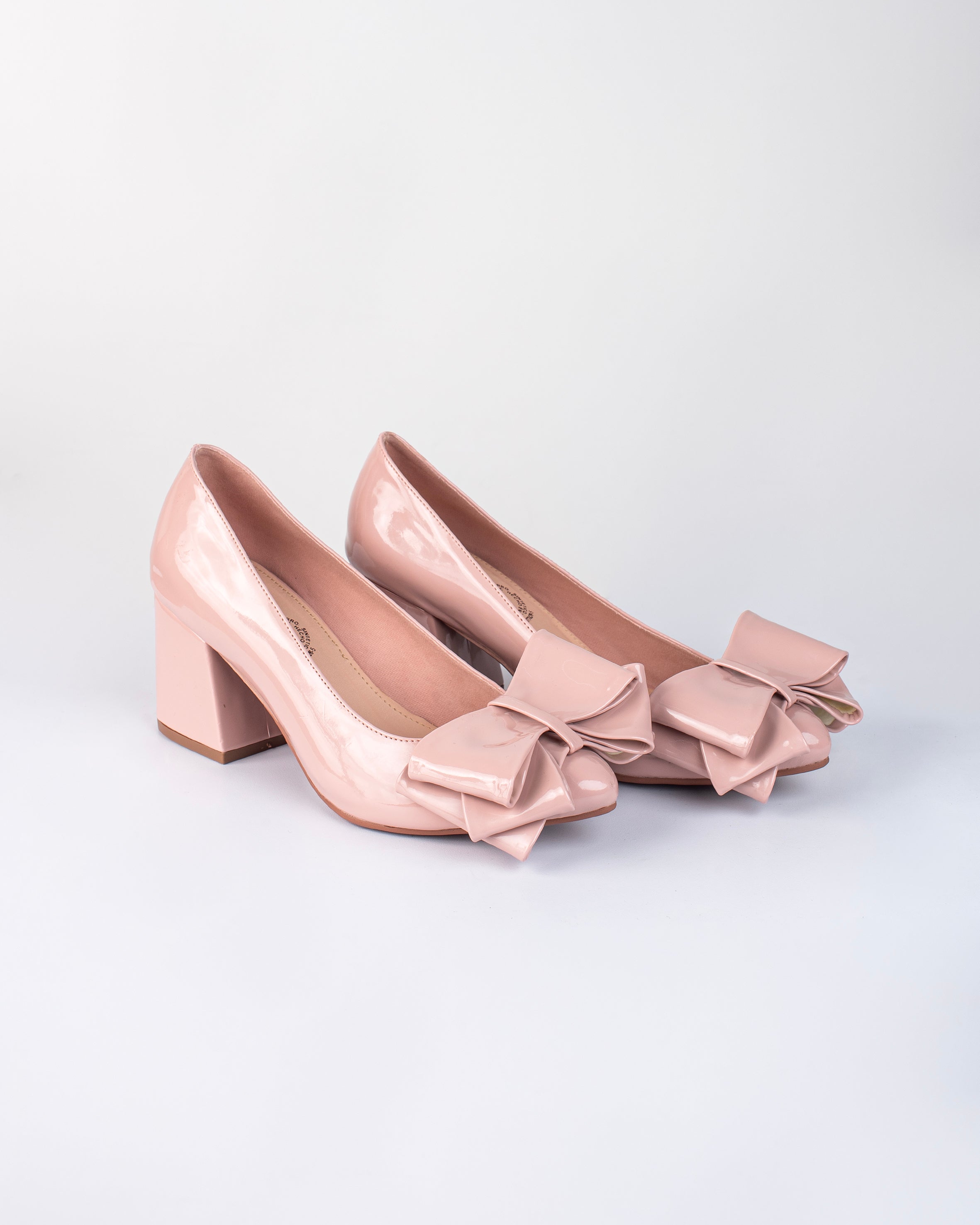 Zapatos de Tacón con Lazo