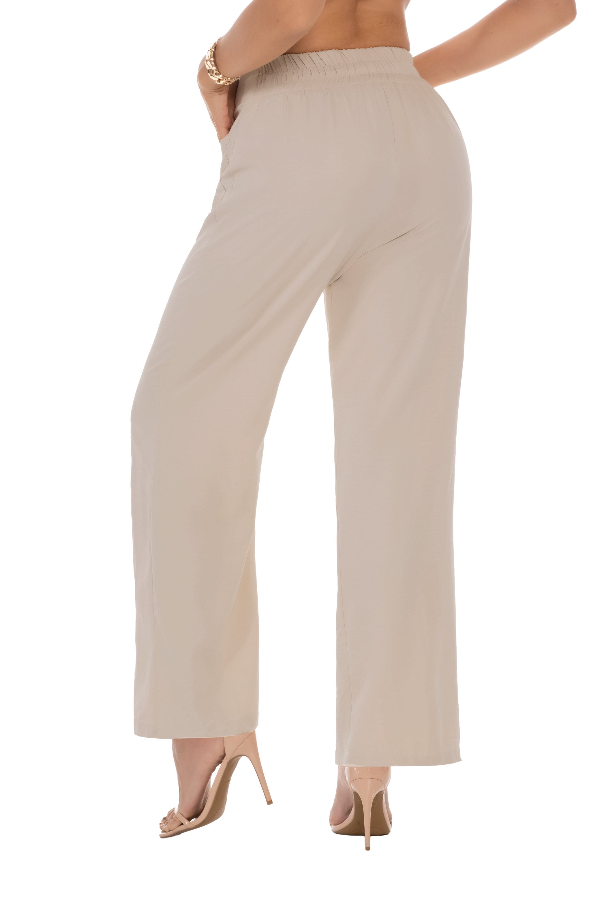 PANTALON EN POLIESTER LIA